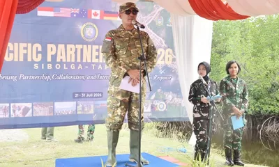 Perkuat Kelestarian Pesisir, Wakil Bupati Tapanuli Tengah Ikuti Penanaman 2.000 Bibit Mangrove dalam Latma Pacific Partnership 2026
