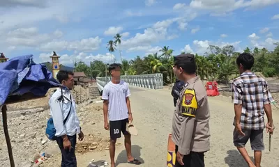 Gelar Operasi Pekat Toba 2026, Polsek Sibabangun Amankan Pelaku Pungli di Jembatan Anggoli