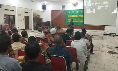 Kasdim 0735/Surakarta Berikan Materi Wasbang dan Bela Negara Kepada Masyarakat