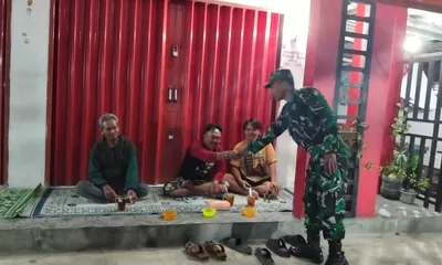 Patroli Malam Selogiri: TNI Cek KDKMP dan Titik Keramaian, Pastikan Wilayah Tetap Aman