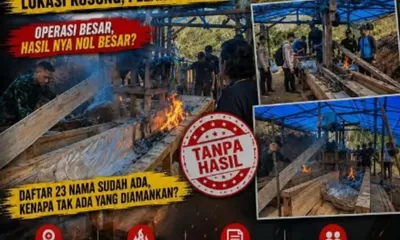 350 Personel, Nihil Tersangka