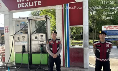 Jaga Kamtibmas Tetap Kondusif, Satsamapta Polres Tanjung Balai Patroli Kota