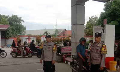 Polres Tanjung Balai Pastikan Stok BBM Aman dan Kondusif Tanpa Antrean Panjang