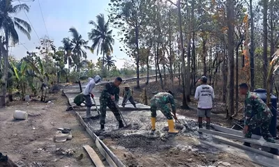Satgas TMMD Berpacu dengan Waktu, Semangat Gotong Royong Wujudkan Jalan Impian Warga Desa Bercak