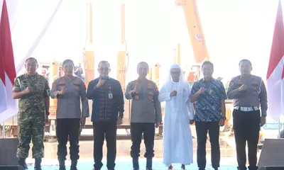 Kapolda Sumsel Resmikan Groundbreaking Gedung Pelayanan BPKB Prototype di Palembang