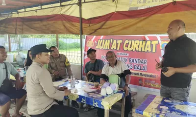 Polsek Datuk Bandar Gelar Jumat Curhat di Sijambi, Tampung Aspirasi Warga 