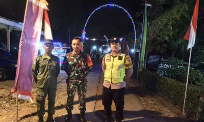 Patroli Malam Koramil 08 Giriwoyo, Jaga Kondusivitas Wilayah