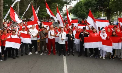 HUT ke-81 Kemerdekaan Republik Indonesia di Lap.Adam Malik.