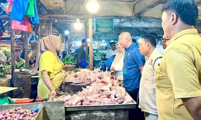 Jeritan Pedagang Pasar Gelugur Rantauprapat Sentuh Hati Sabam Rajagukguk