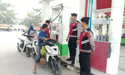 Jaga Kamtibmas Tetap Kondusif, Satsamapta Polres Tanjung Balai Patroli Kota