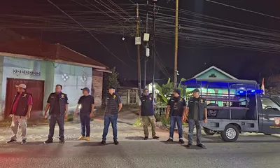 Polsek Teluk Nibung Patroli di Malam Minggu, Jaga Keamanan dan Cegah Balap Liar