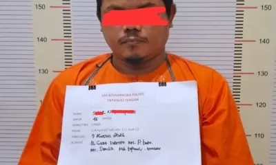 Polres Tapanuli Tengah Tangkap Pengedar Narkoba di Pandan, Barang Bukti Ganja Disita