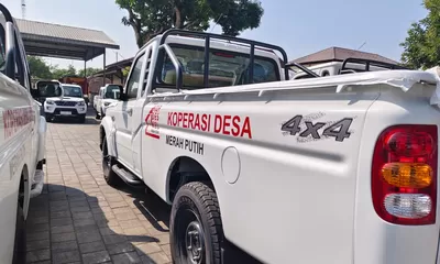 Mahindra Mengaspal di Desa, KDKMP Boyolali Diperkuat 50 Armada Operasional