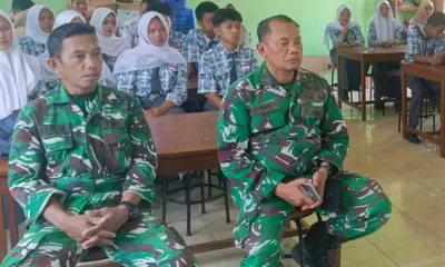 Semangat Kadet Muda Bangkit, Danramil 07/Bangsri Ikuti Launching KKRI di SMA Negeri 1 Bangsri