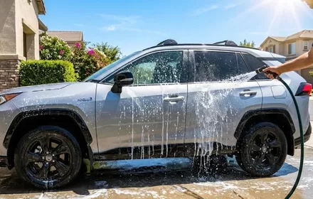 Tips Mencuci Kendaraan Saat Cuaca Panas: Hindari Water Spot dengan Trik Ini