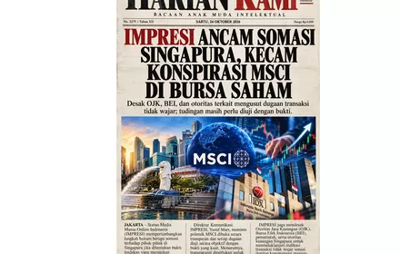 IMPRESI Ancam Somasi Singapura, Kecam Konspirasi MSCI di Bursa Saham