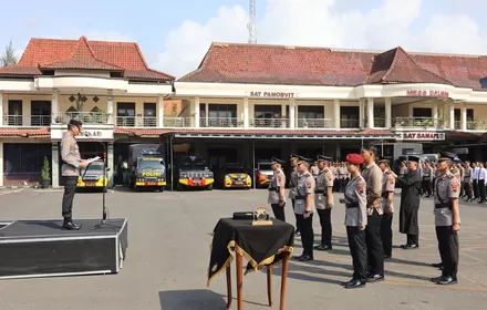 Kapolresta Cilacap Pimpin Sertijab Pejabat Utama dan Kapolsek, Ini Daftar Nama Pejabat Baru