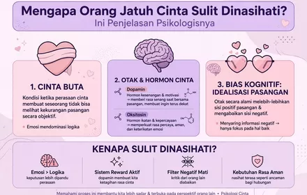 Mengapa Orang Jatuh Cinta Sulit Dinasihati? Ini Penjelasan Psikologisnya
