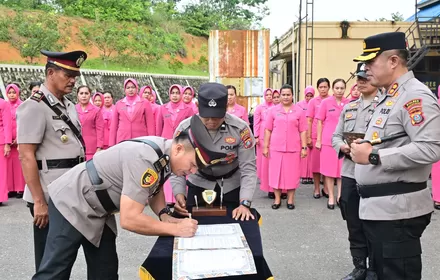 Polres Labusel Mutasi Tiga Pejabat, AKP Sandira Limbong Pimpin Polsek Kotapinang