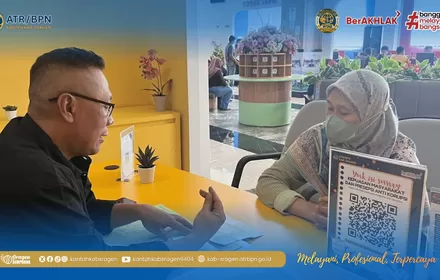 Kantor Pertanahan Kabupaten Sragen Hadirkan Pelayanan melalui Mall Pelayanan Publik, Permudah Masyarakat Mengakses Informasi dan Konsultasi Pertanahan