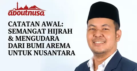 Pemimpin Redaksi AboutNusa.com, Arvendo Mahardika.`