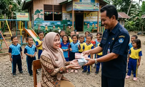 Insentif Guru PAUD Non-Formal: Langkah Nyata Pemerintah Pacu Kesejahteraan dan Validasi Data Terpadu