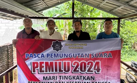 Jaga Kesatuan Pasca Pemilu 2024, Ketua Dewan Penasehat Front Jihad Islam DPW Banten : Mari Kita Jaga Kondisi yang Sejuk, Aman & Damai