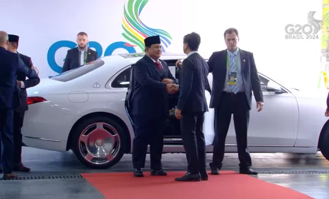 Prabowo Hadiri Pertemuan Pimpinan Negara G20 di Brasil, Disambut Hangat Presiden Lula