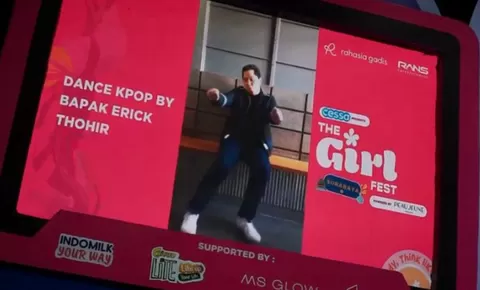 Anak Erick Thohir: Papa Diam-Diam Suka Dance K-Pop!
