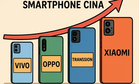 HP Cina Kuasai Pasar Smartphone Indonesia di 2025! Ungguli Samsung dan Oppo Hingga iPhone, Yuk Intip Primadonanya