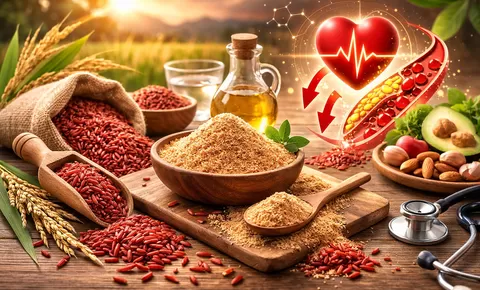 Jarang Diketahui, Bekatul Beras Merah Ternyata Punya Potensi Membantu Menjaga Kolesterol