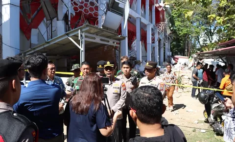 Polresta Manado Bersama Polsek Jajaran dan Unsur Terkait Bergerak Cepat Tangani Dampak Gempa, Utamakan Keselamatan dan Kemanusiaan