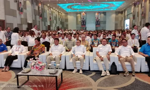 Sufmi Dasco Disambut Yulius Selvanus Bersama Ribuan Kader Gerindra Sulut, Mesin Partai Mulai Dipanaskan