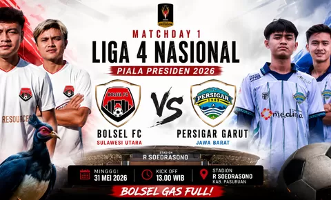 Hari Ini, Laskar Maleo Bolsel FC Siap Tempur Lawan Persigar Garut di Liga 4 Nasional Piala Presiden 2026
