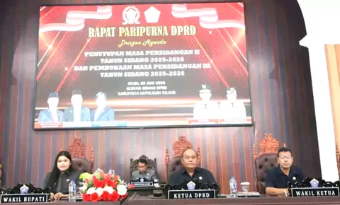 Tonggak Baru Legislatif Talaud: DPRD Gelar Paripurna Penutupan Masa Sidang II & Pembukaan Masa Sidang III TA 2025–2026