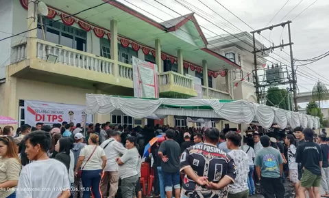 Ribuan Warga Warembungan Serbu Balai Desa, Pemilihan Hukum Tua Berlangsung Hingga Sore Hari