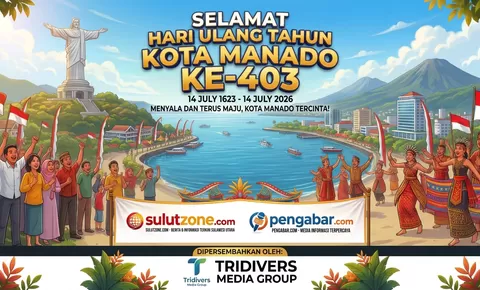 Semarak HUT Kota Manado ke-403: Sulutzone.com Komit Kawal Pembangunan Lewat Jurnalisme Positif