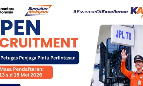 Kesempatan Berkarier di KAI Properti 2026: Lowongan Penjaga Pintu Perlintasan Kereta Api untuk Lulusan SMA