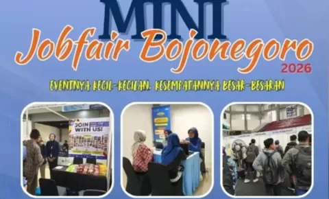 Info Warga Kota Ledre! Hadirilah Mini Job Fair Bojonegoro 2026 Pada 2 April, Kesempatan Dapatkan Peluang Kerja!