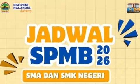 Jadwal Pendaftaran SPMB SMA dan SMK Jawa Tengah 2026, Catat Tanggal dan Panduannya!