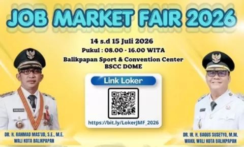 Info Pencari Kerja Balikpapan! Ikutilah Job Market Fair 2026 Pada 14 – 15 Juli, Catat Persyaratannya Disini!