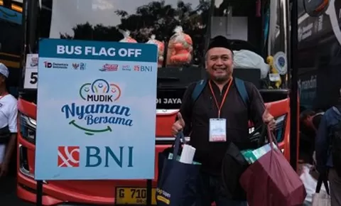 Mudik Gratis BNI Disambut Antusias, Ribuan Pemudik Terbantu Tekan Biaya Perjalanan