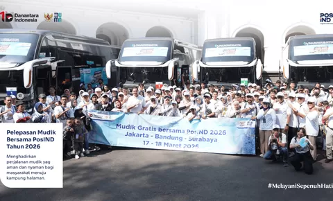 Pos Indonesia Sukseskan Program Mudik Gratis BUMN 2026, Antar 451 Pemudik ke Kampung Halaman dengan Aman