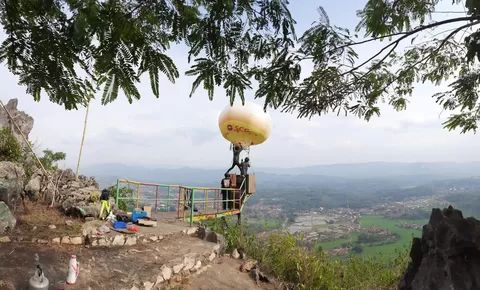Ada Beberapa Wahana Baru! Wisata Karangpara Suguhkan Pemandangan Sukabumi Dari Ketinggian