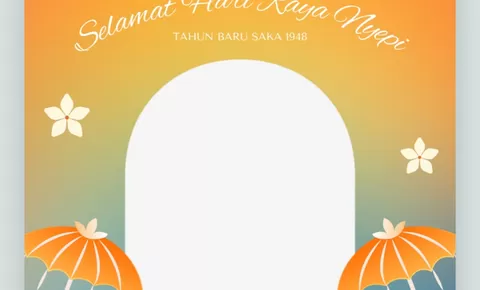 8 Link Twibbon Hari Raya Nyepi atau Tahun Baru Saka 1948, Bagikan di Media Sosial dan Pesan Keluarga