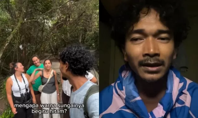 Viral Tour Guide Jelaskan Sungai Air Hitam di Kalimantan, Disebut Air Paling Murni tapi Kini Diduga Tercemar Tambang Emas