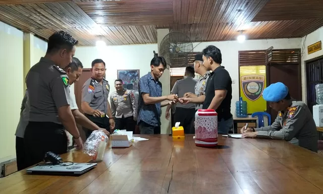 Tes Urine Mendadak di Polsek Dusun Tengah, Seluruh Personel Negatif Narkoba