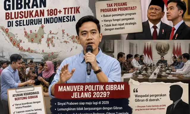Gibran Prabowo 2029 Jadi Sorotan, Disebut Tak Pegang Program Prioritas hingga Intens Blusukan ke Daerah