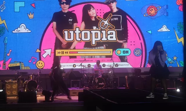 Jelang pergantian 2023 ke 2024, Utopia tampil di Jogja, senang bisa menyanyikan lagunya Sheila on 7