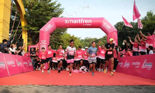 Ratusan Peserta Semarakkan SMARTFREN Fun Run 2025 di Klaten